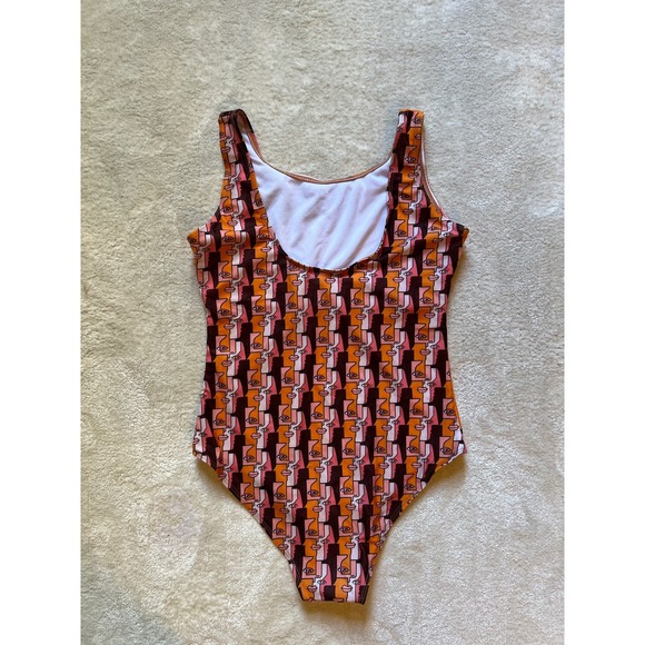Abstract Faces Bathing Suit or Bodysuit. Size Small - Picture 3 of 4